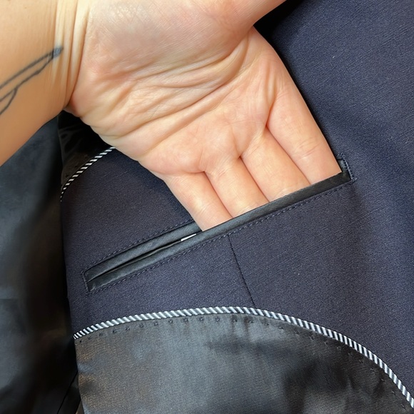 NWT Land End Mens ComfortFirst YearRounder Trad Fit Suit Jacket Size 40R Regular - Picture 6 of 12